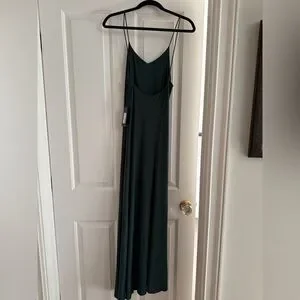 NWT SAINT LAURENT Open-Back Maxi Dress